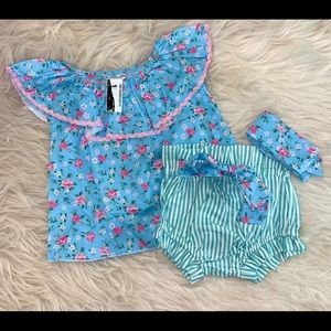 Girls boutique outfit set
